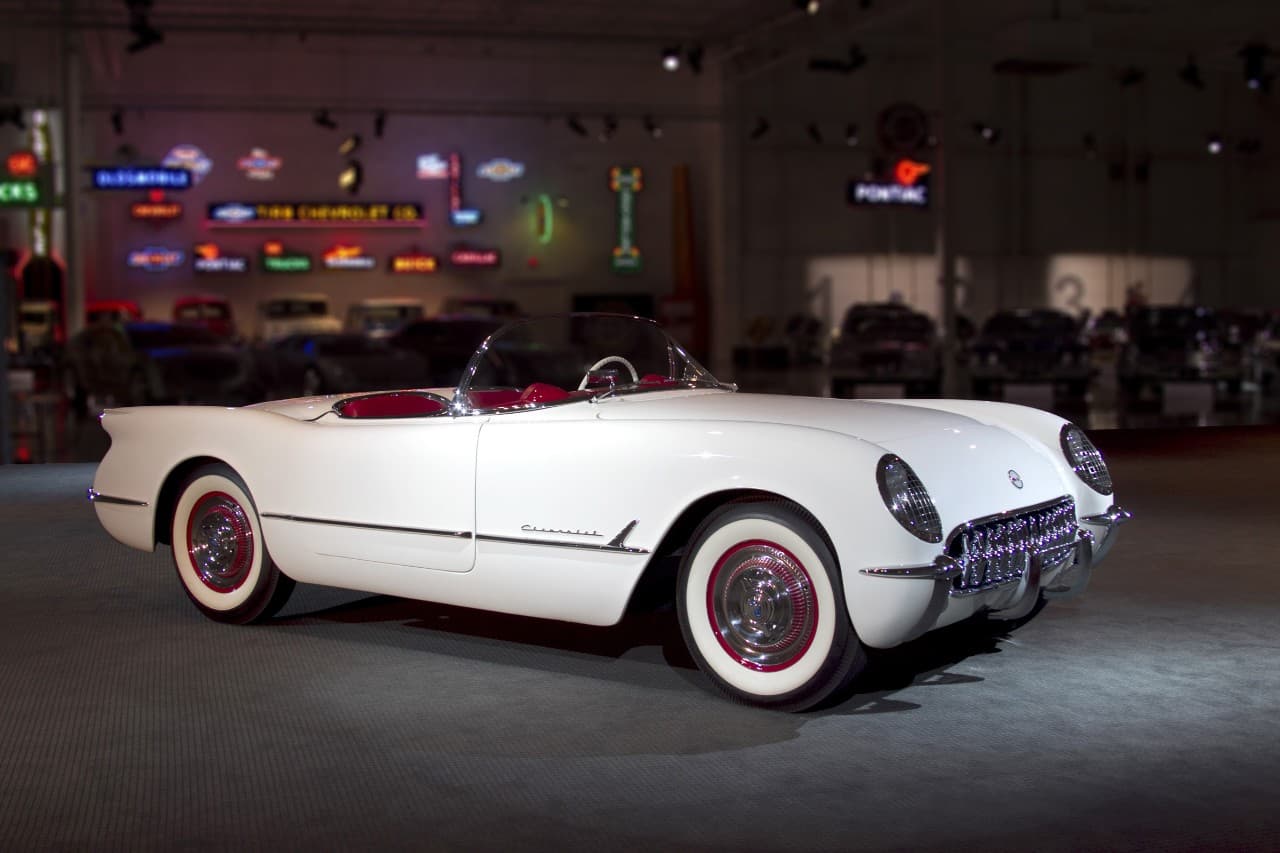 1953 Corvette in Museum